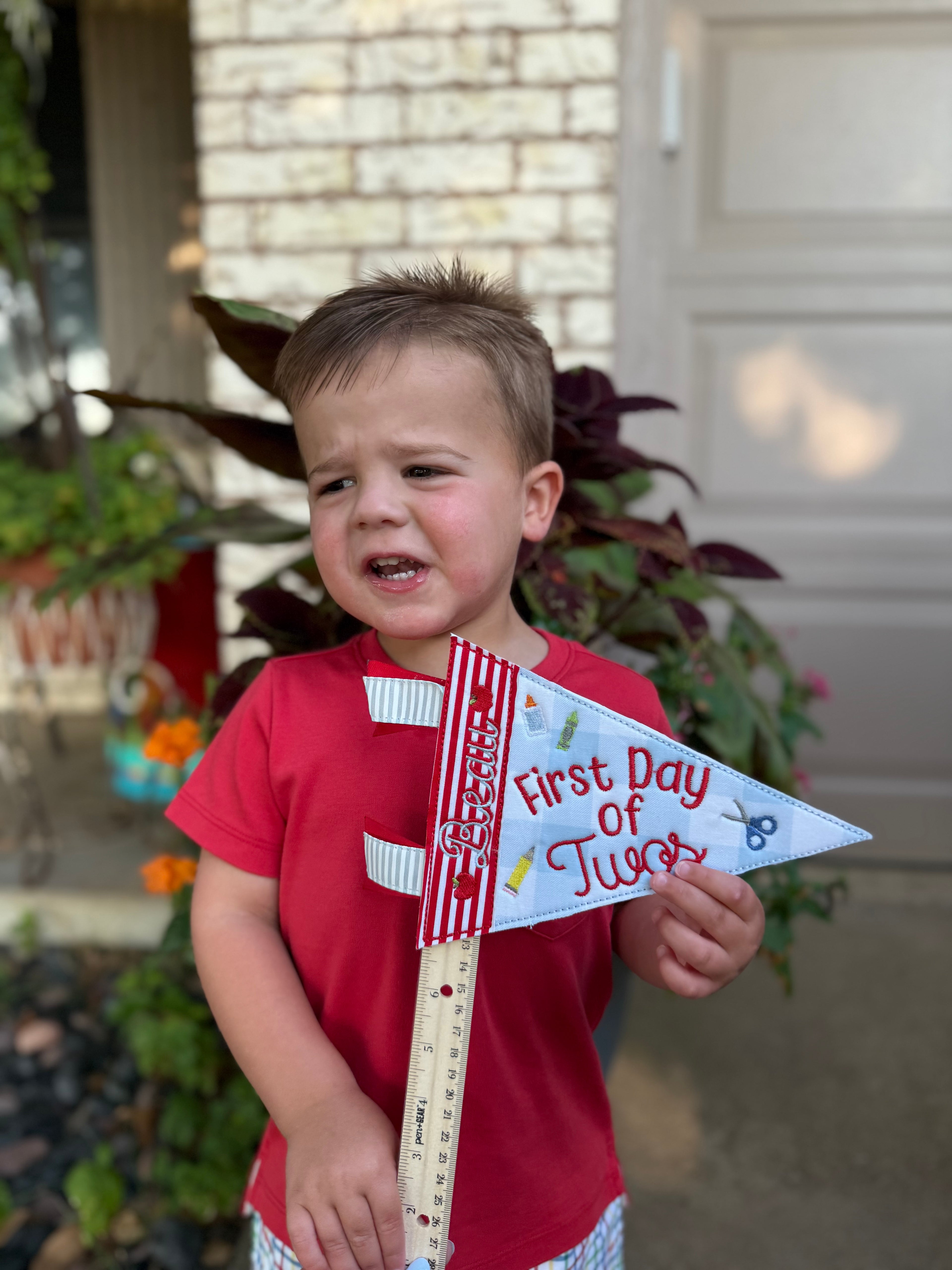 First Day of School Flag