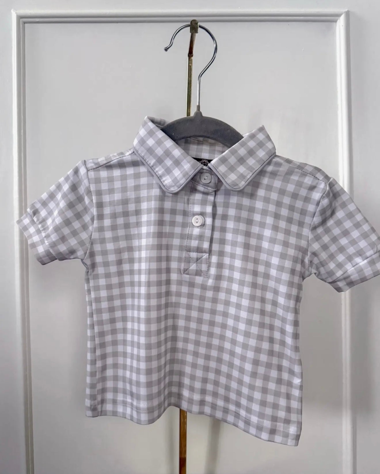 Collared Gingham Shirt - Back To School