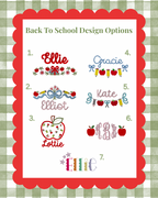 Scalloped Collared SS Bubble - Back To School