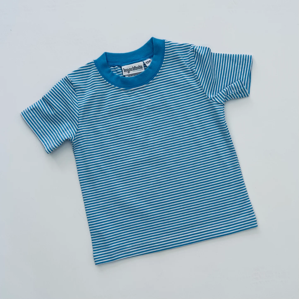 Knit Stripe Short Sleeve Shirt