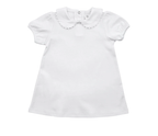 Short Sleeve Scalloped Dress - Back To School