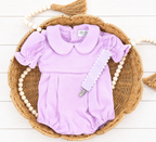 Girls Short Sleeve Cotton Bubble