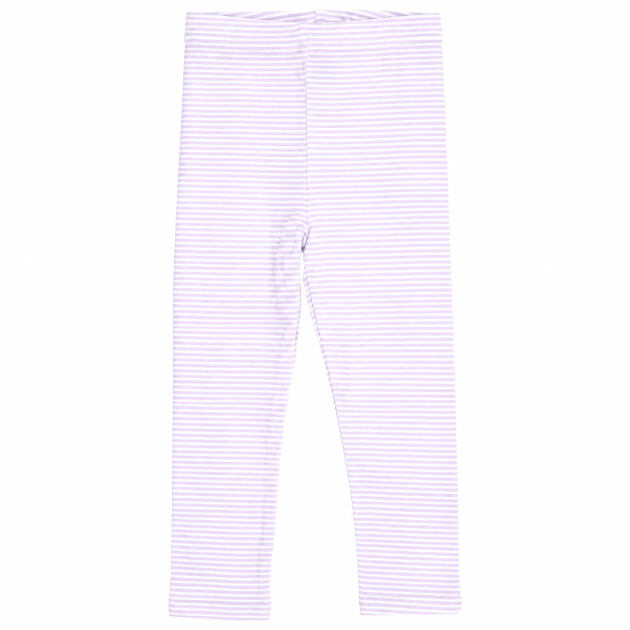 Lavender Stripe Cotton Leggings