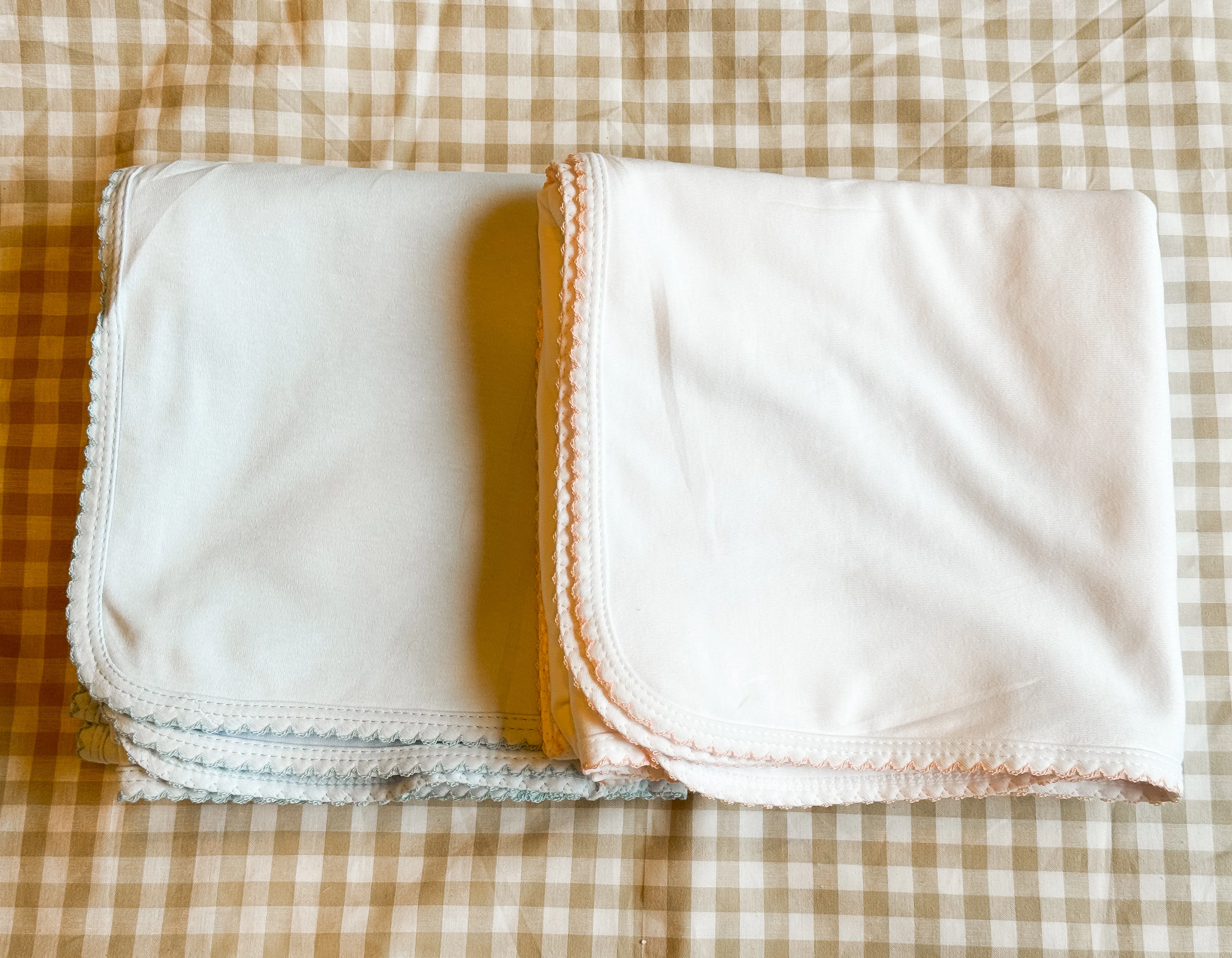Picot Trim Cotton Blanket