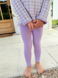 Light Purple Cotton Leggings