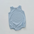 Knit Stripe Sleeveless Bubble