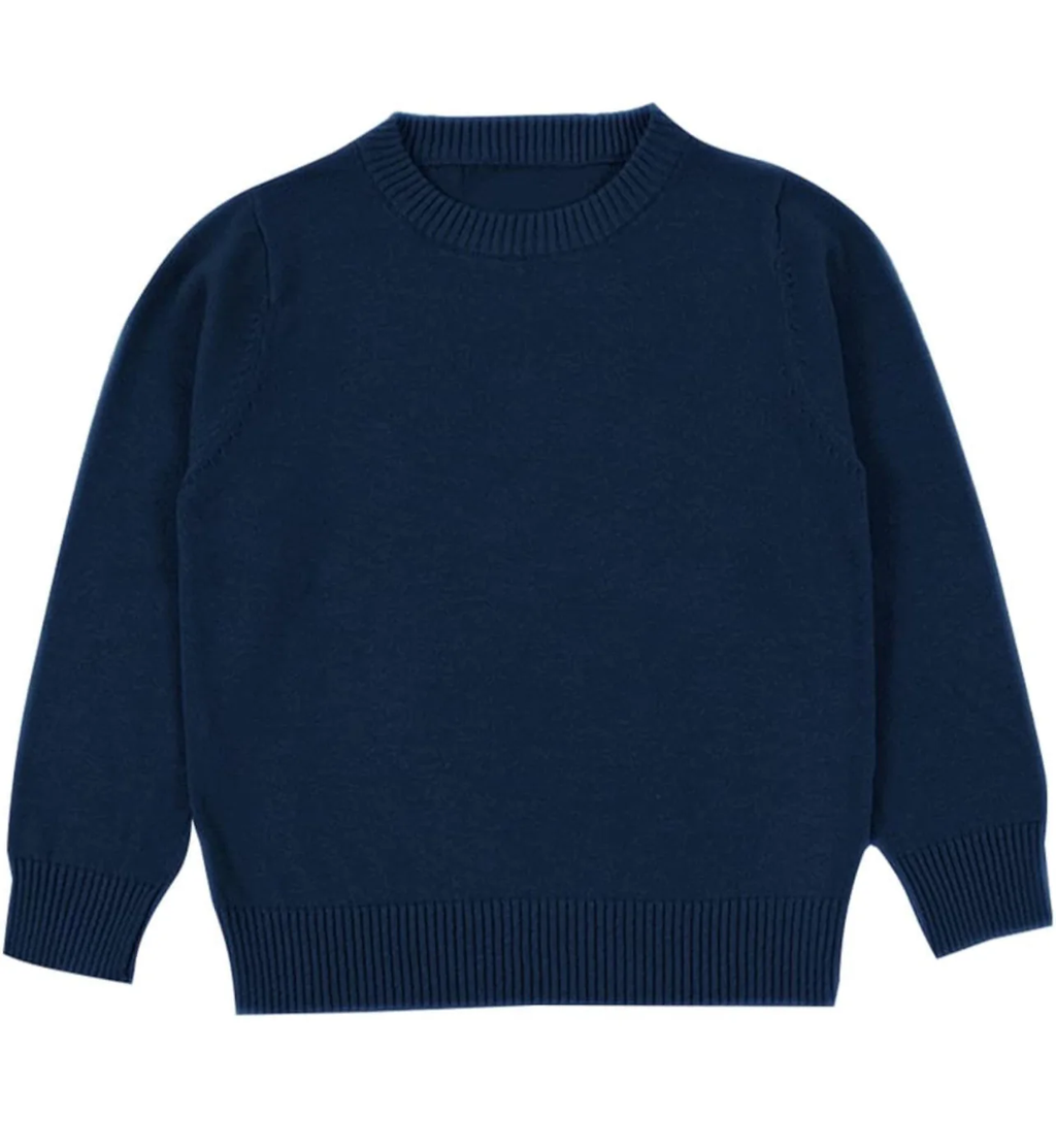 Navy Blue Campure Sweater