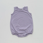 Knit Stripe Sleeveless Bubble
