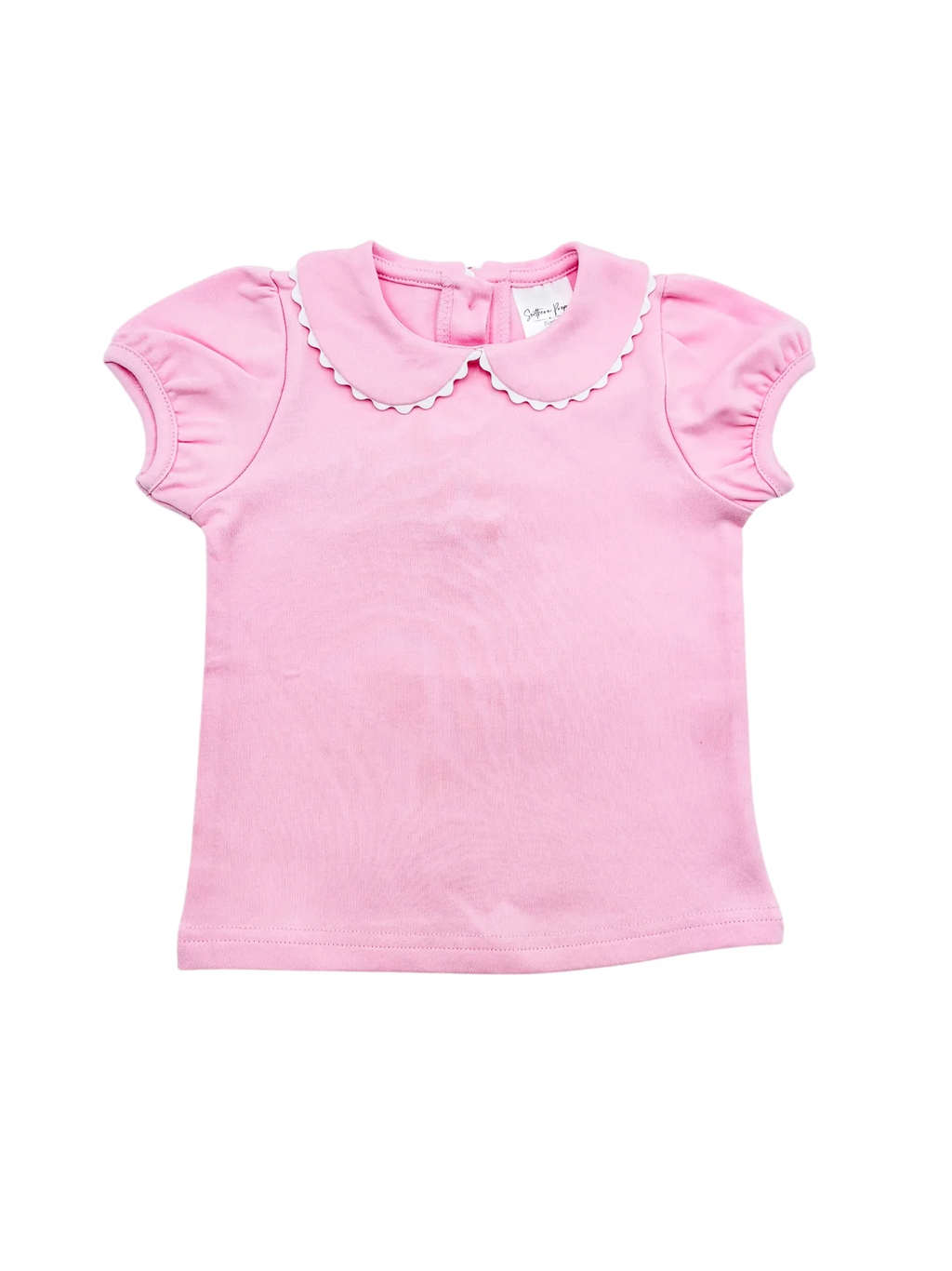 Short Sleeve Scalloped Shirt - Back To School