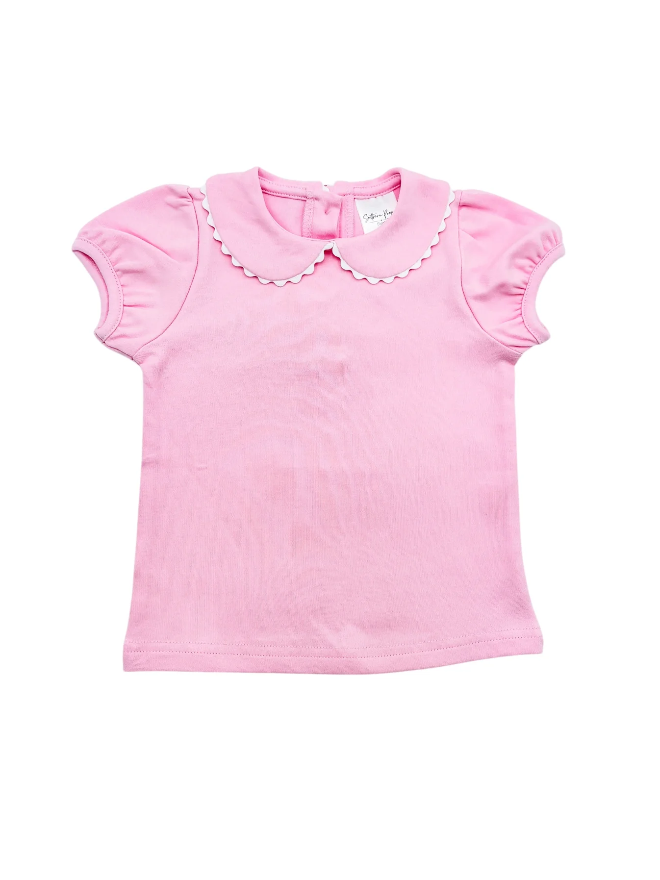 Short Sleeve Scalloped Shirt - Back To School