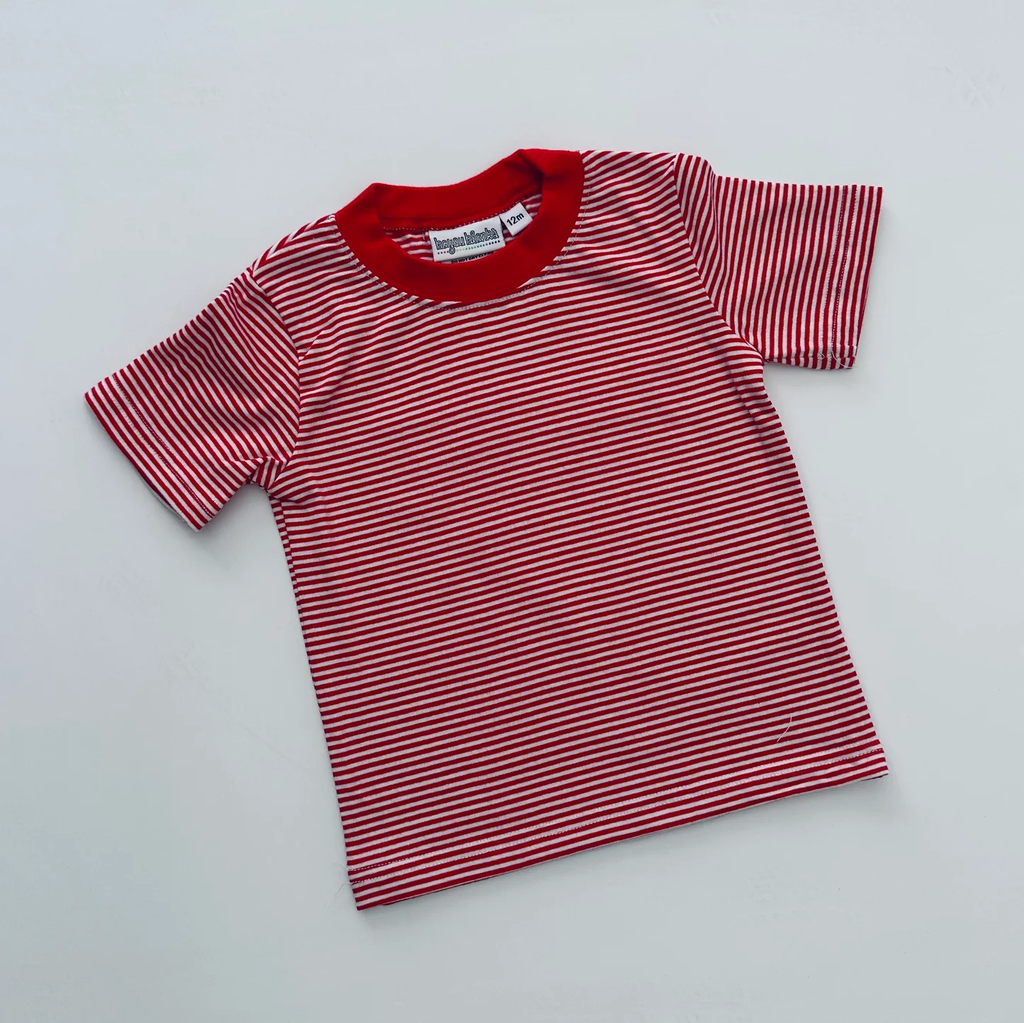 Knit Stripe Short Sleeve Shirt
