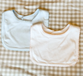 Picot Trim Cotton Bib