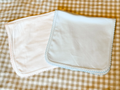 Picot Trim Cotton Burp Cloth