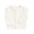 Cream Roll Neck Cardigan