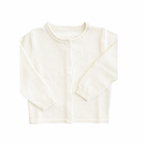Cream Roll Neck Cardigan