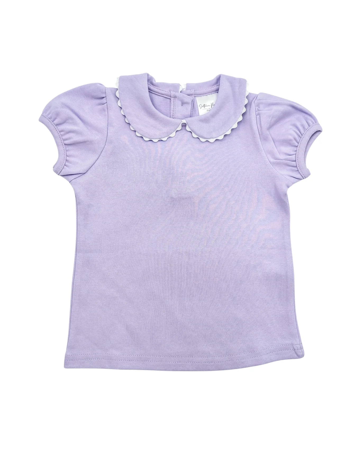 Short Sleeve Scalloped Shirt - Back To School