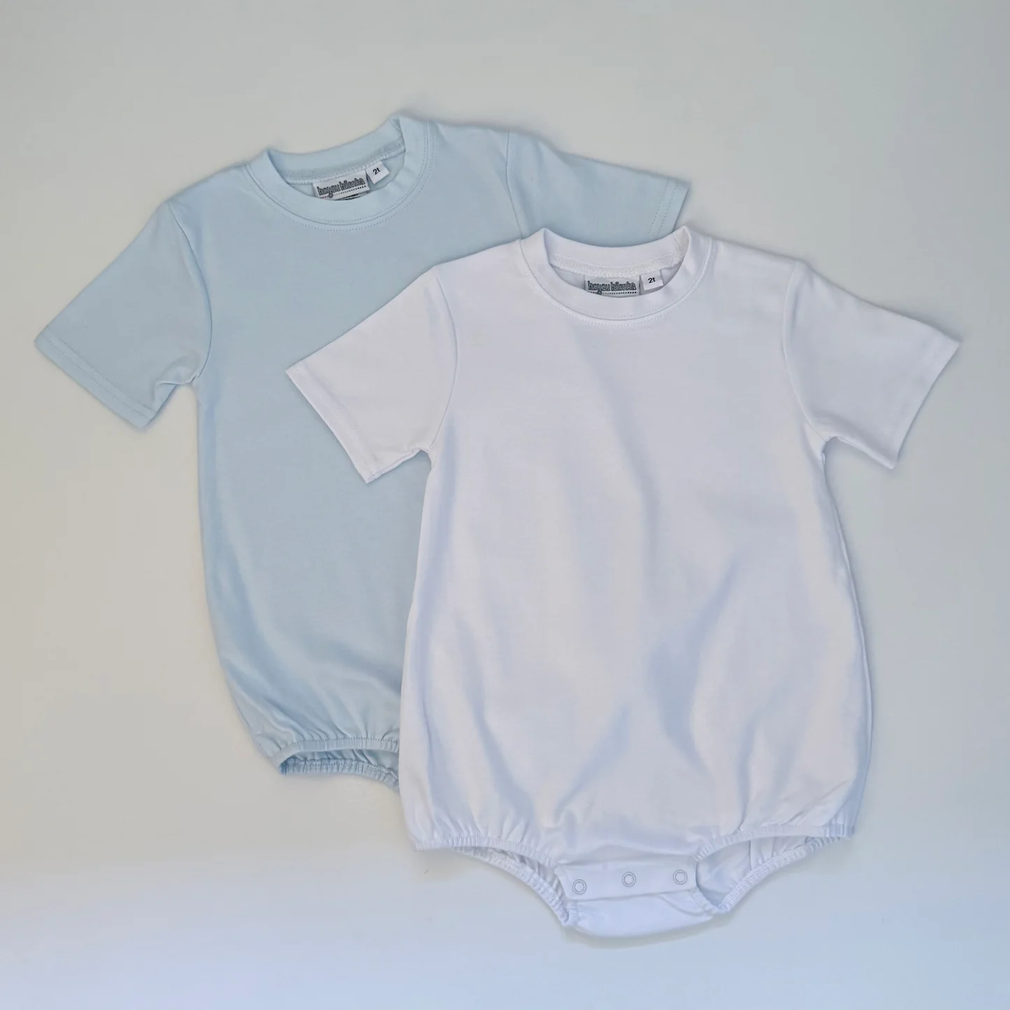 Knit SOLID Short Sleeve T-Shirt Bubble
