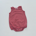 Knit Stripe Sleeveless Bubble