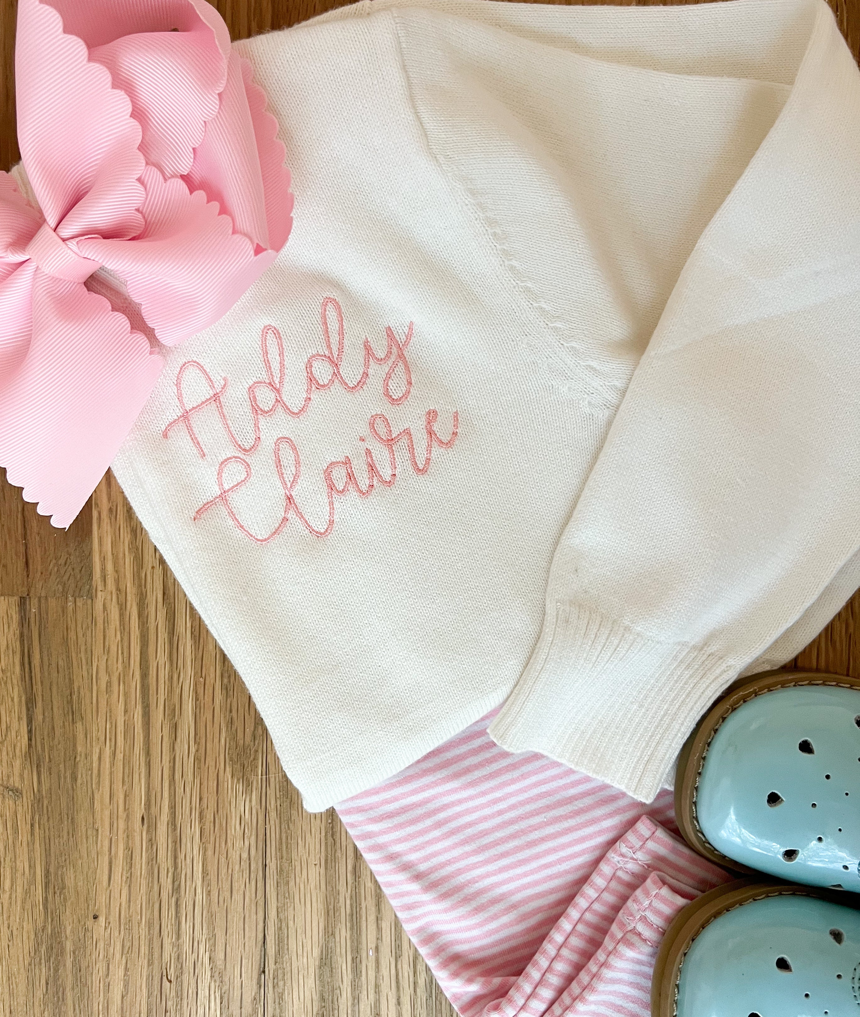 White Campure Cardigan