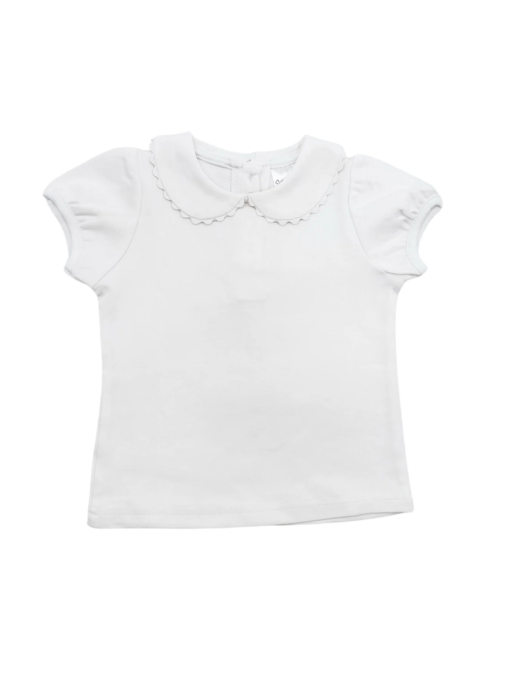 Short Sleeve Scalloped Shirt - Back To School