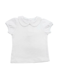 Short Sleeve Scalloped Shirt - Back To School