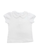 Short Sleeve Scalloped Shirt - Back To School
