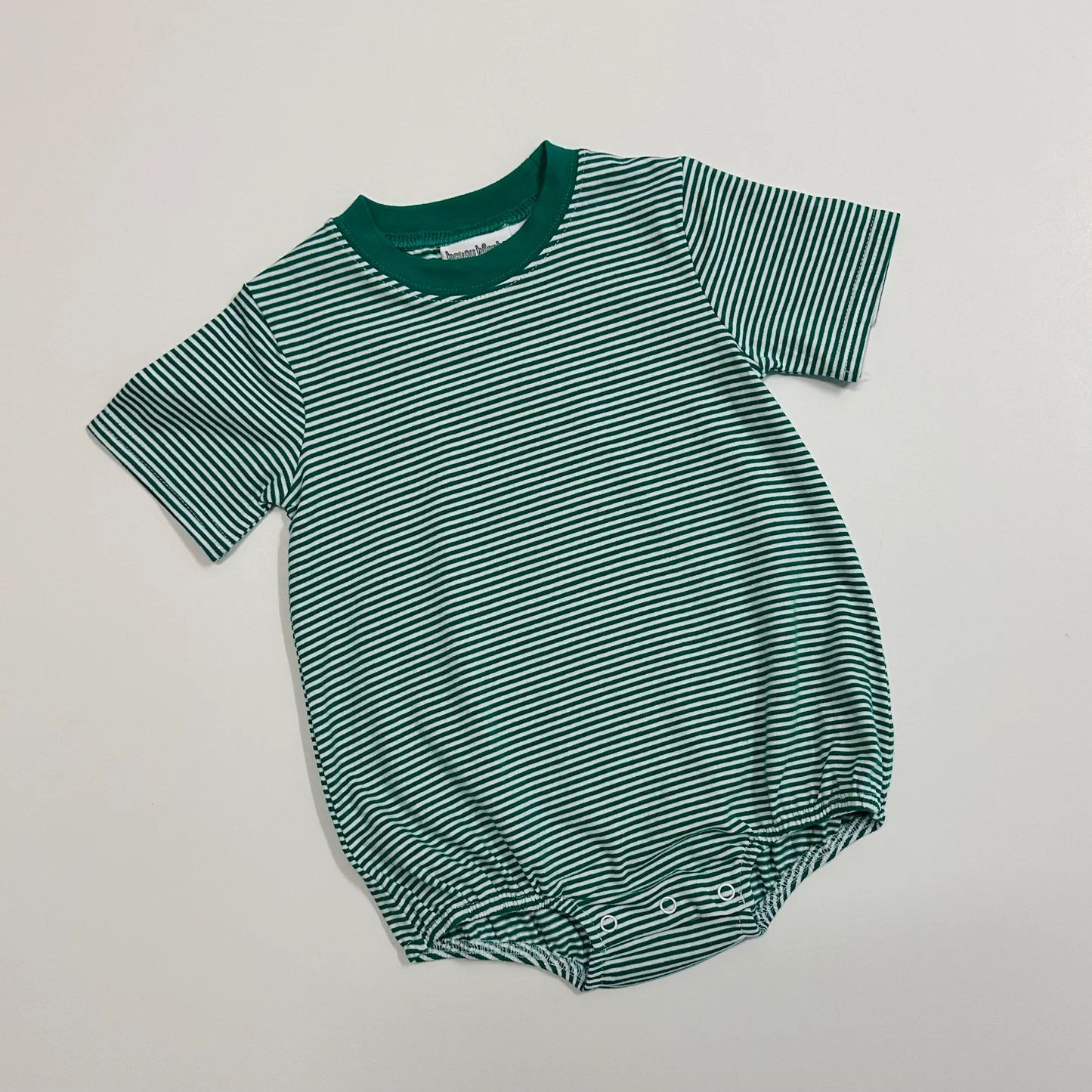 Knit Stripe Short Sleeve T-Shirt Bubble
