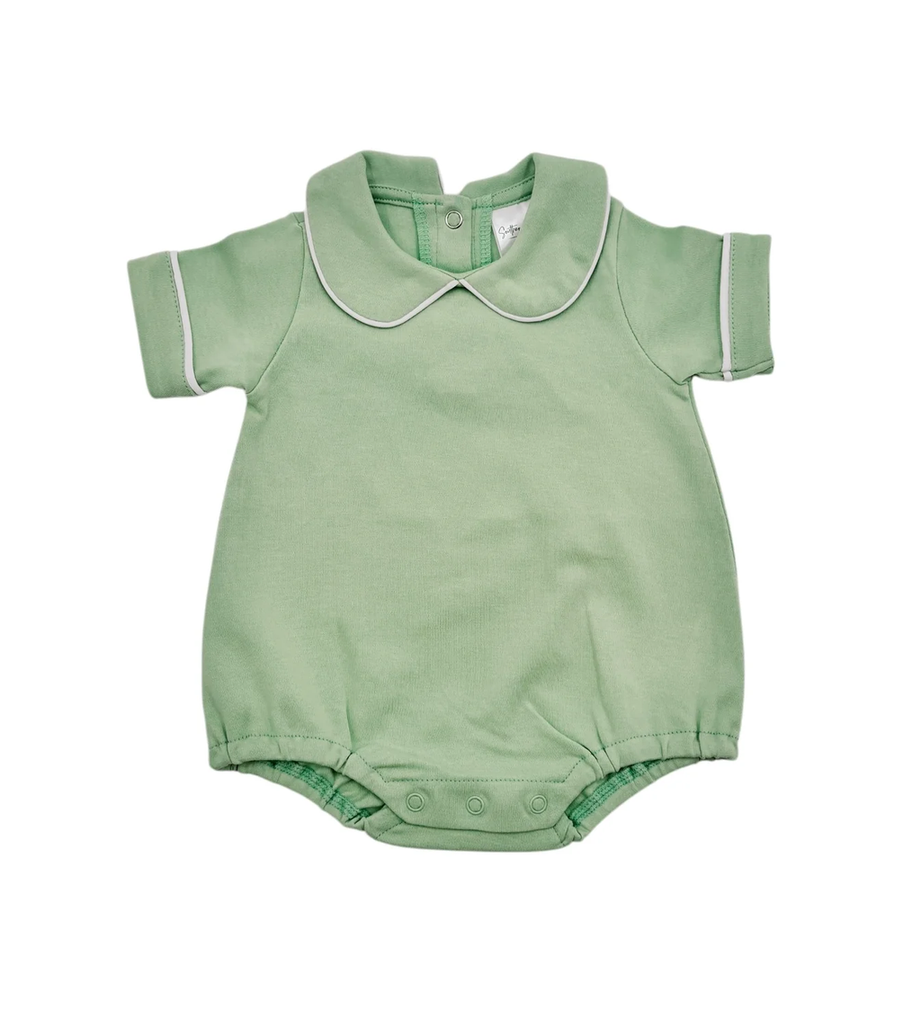Piping Collared SS Bubble - Back To School