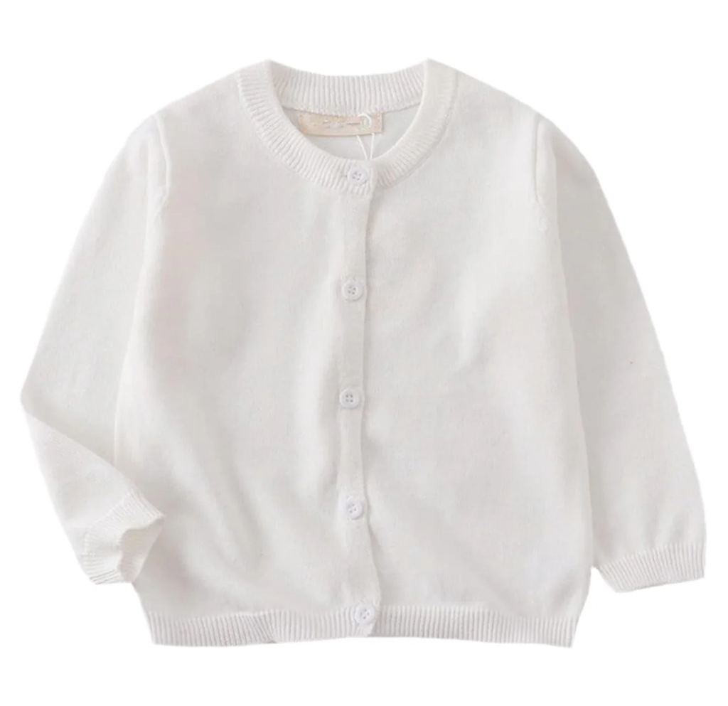 White Campure Cardigan