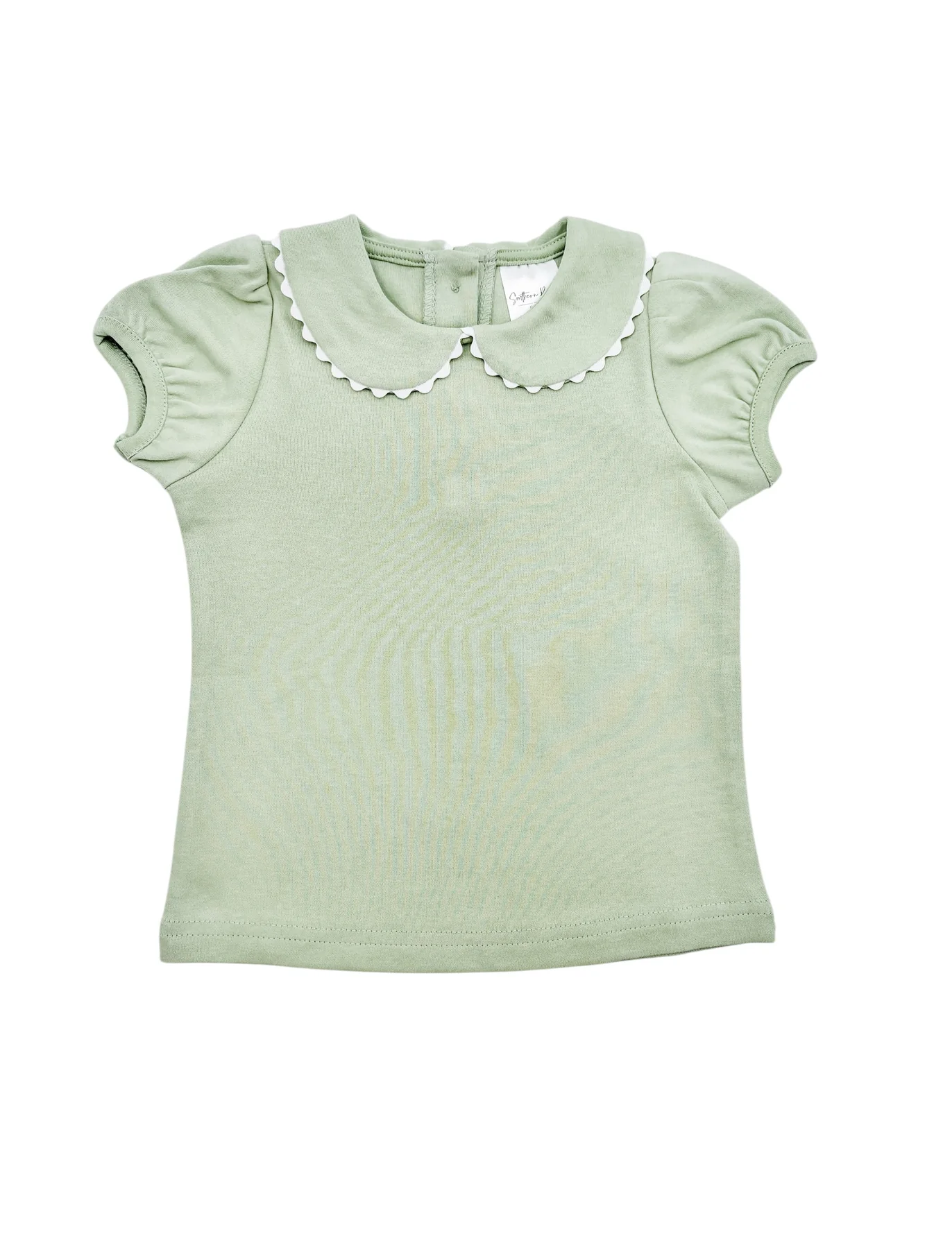 Short Sleeve Scalloped Shirt - Back To School