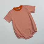 Knit Stripe Short Sleeve T-Shirt Bubble